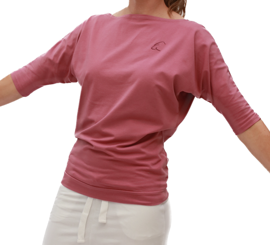 Yoga Halbarmshirt Sadaa mit U-Boot-Ausschnitt