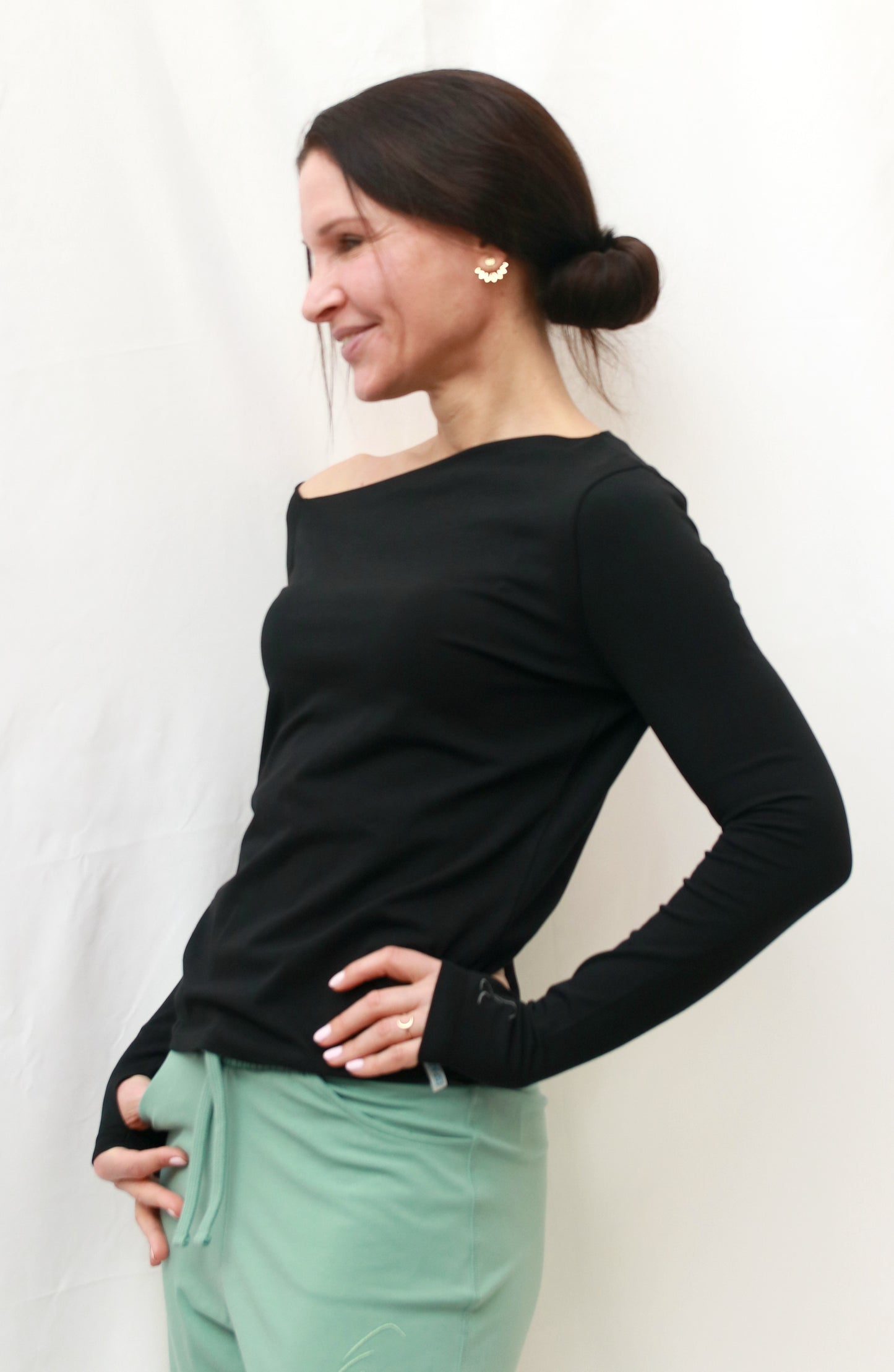 Asymmetrisches One-Shoulder-Shirt Divya