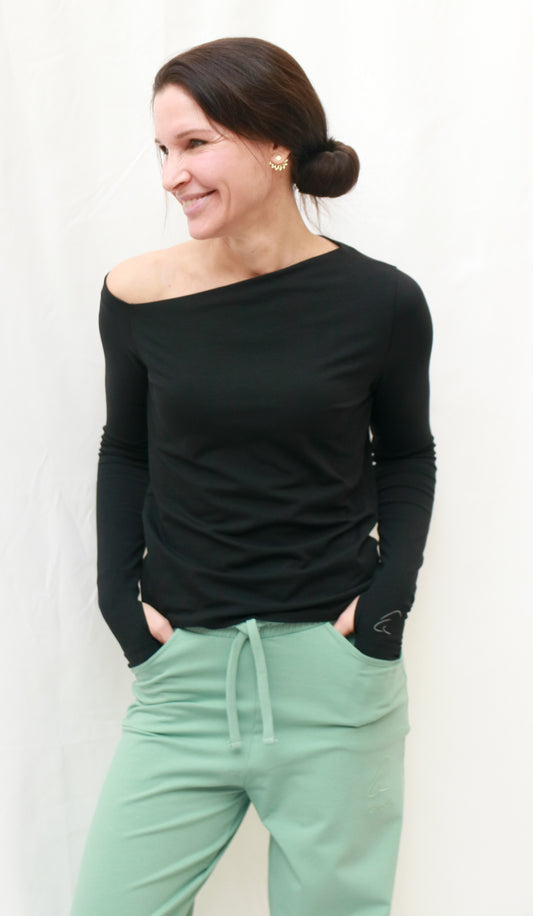 Asymmetrisches One-Shoulder-Shirt Divya