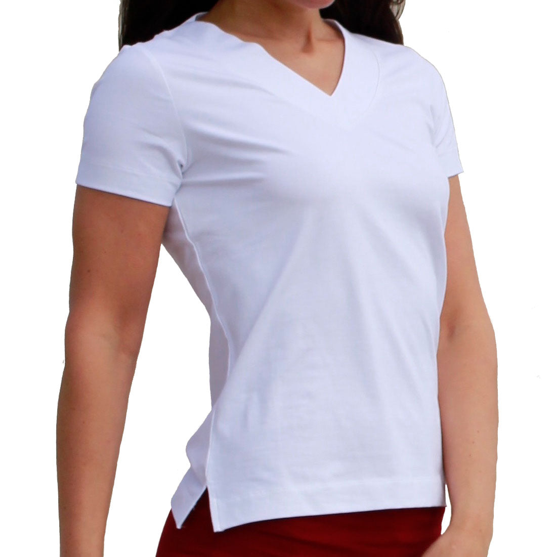 Yoga V-Shirt Farishta in organic cotton