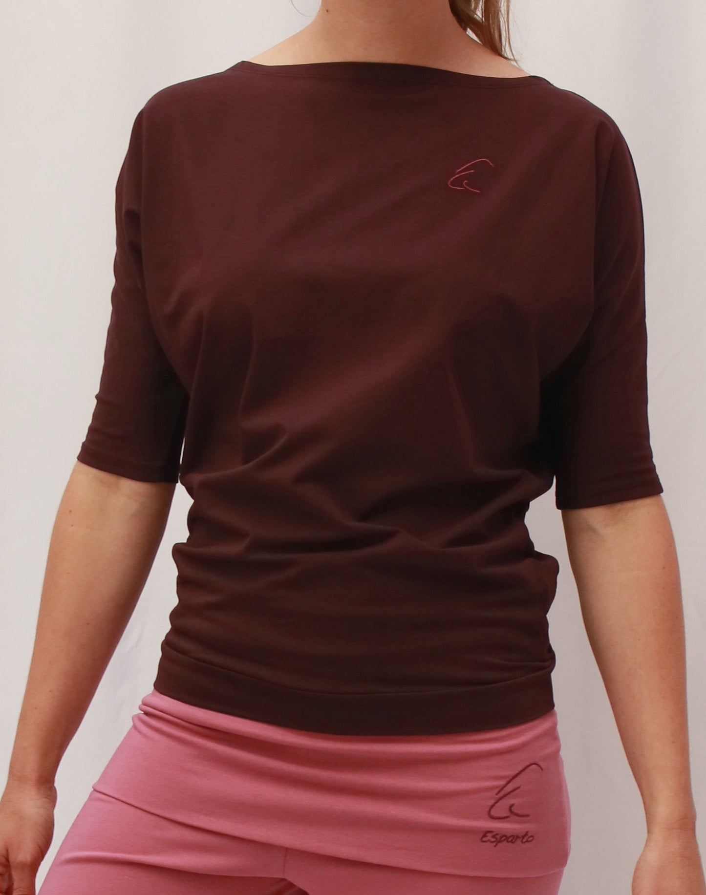 Yoga V-Shirt Farishta in organic cotton