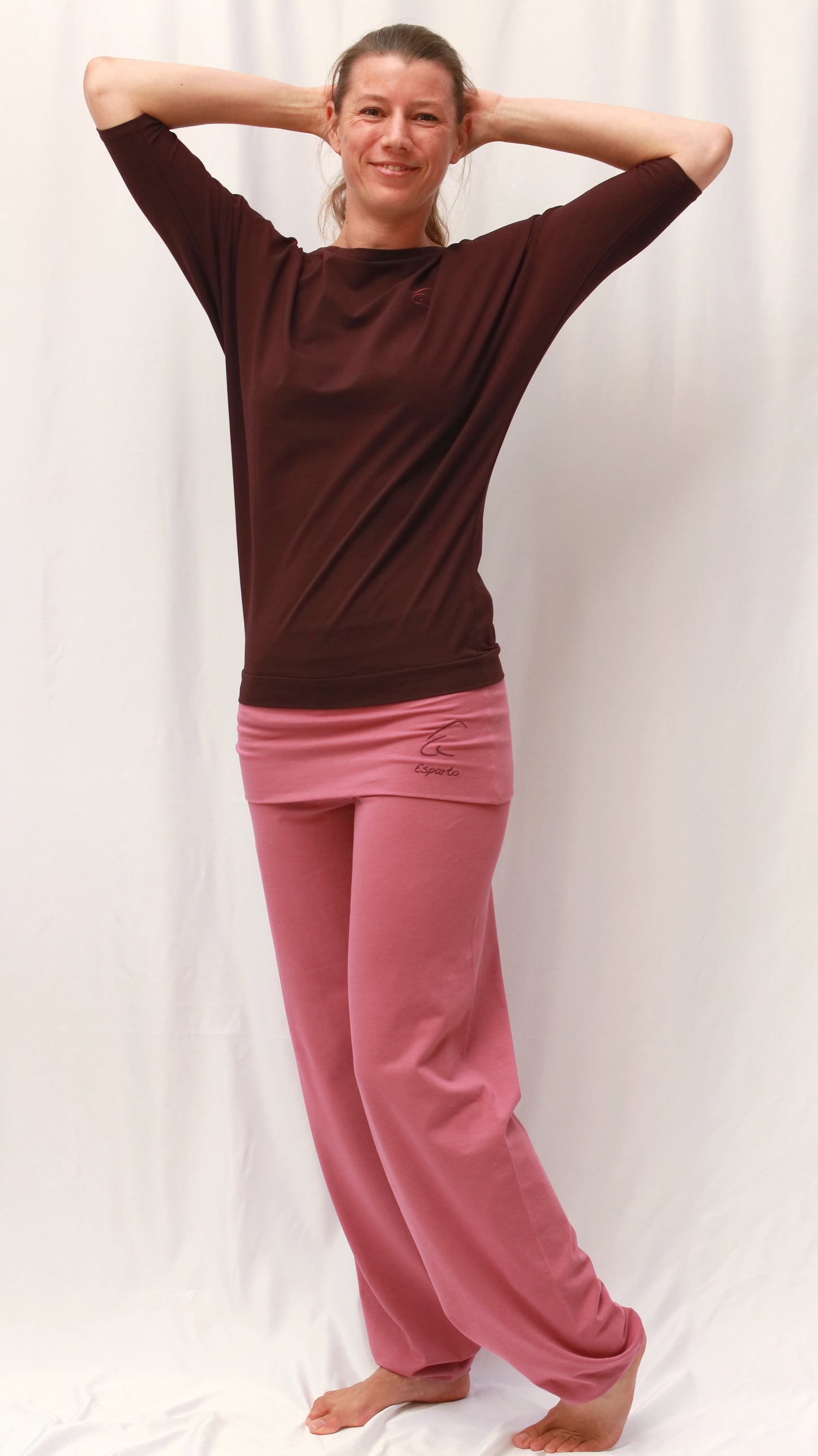 Yoga V-Shirt Farishta in organic cotton