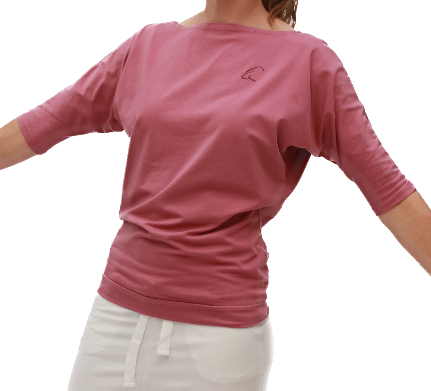 Yoga V-Shirt Farishta in organic cotton