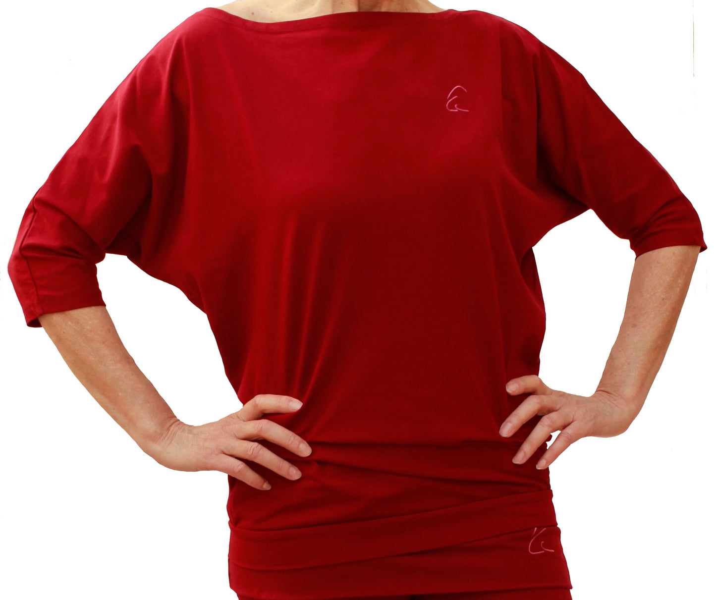 Yoga V-Shirt Farishta in organic cotton