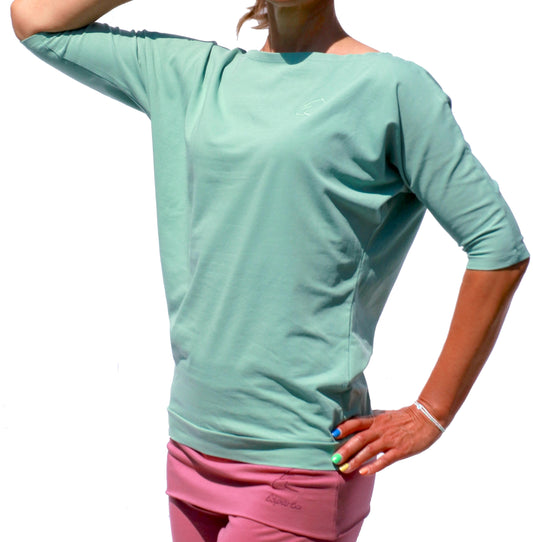 Yoga V-Shirt Farishta in organic cotton