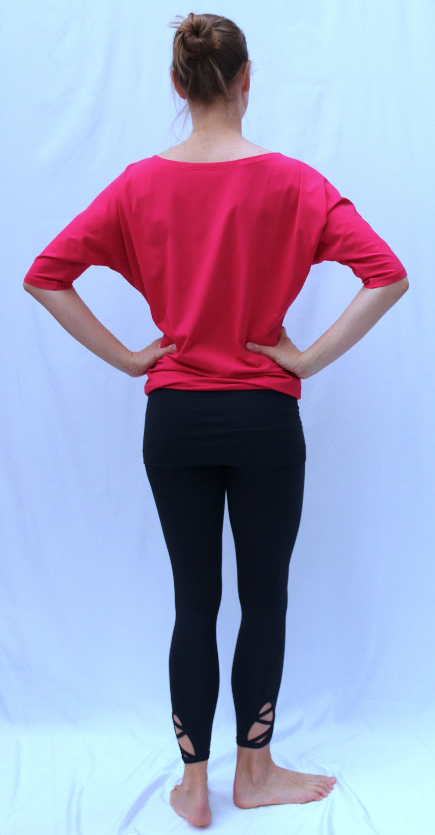 Yoga V-Shirt Farishta in organic cotton