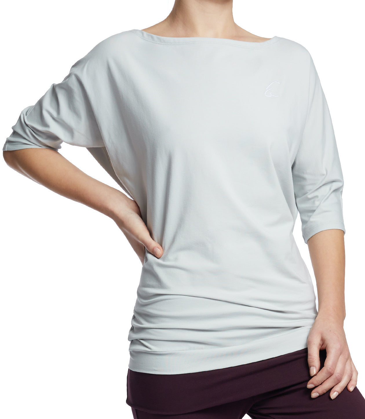 Yoga V-Shirt Farishta in organic cotton