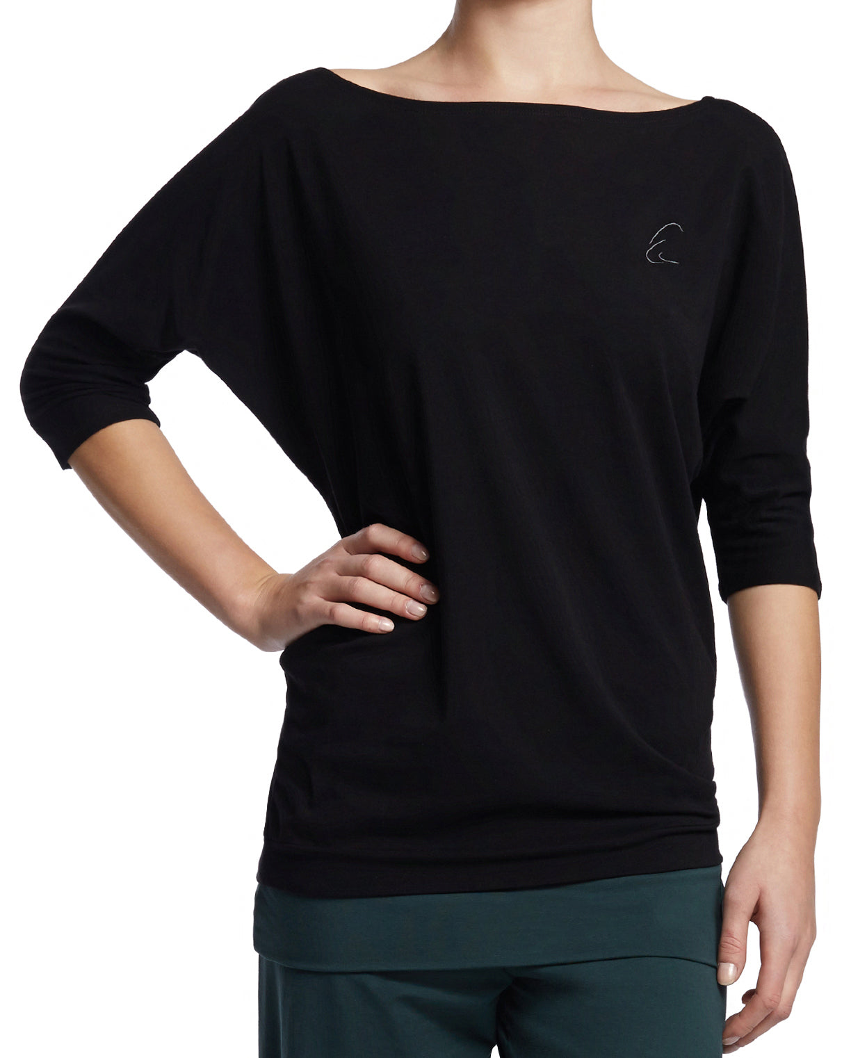 Yoga V-Shirt Farishta in organic cotton