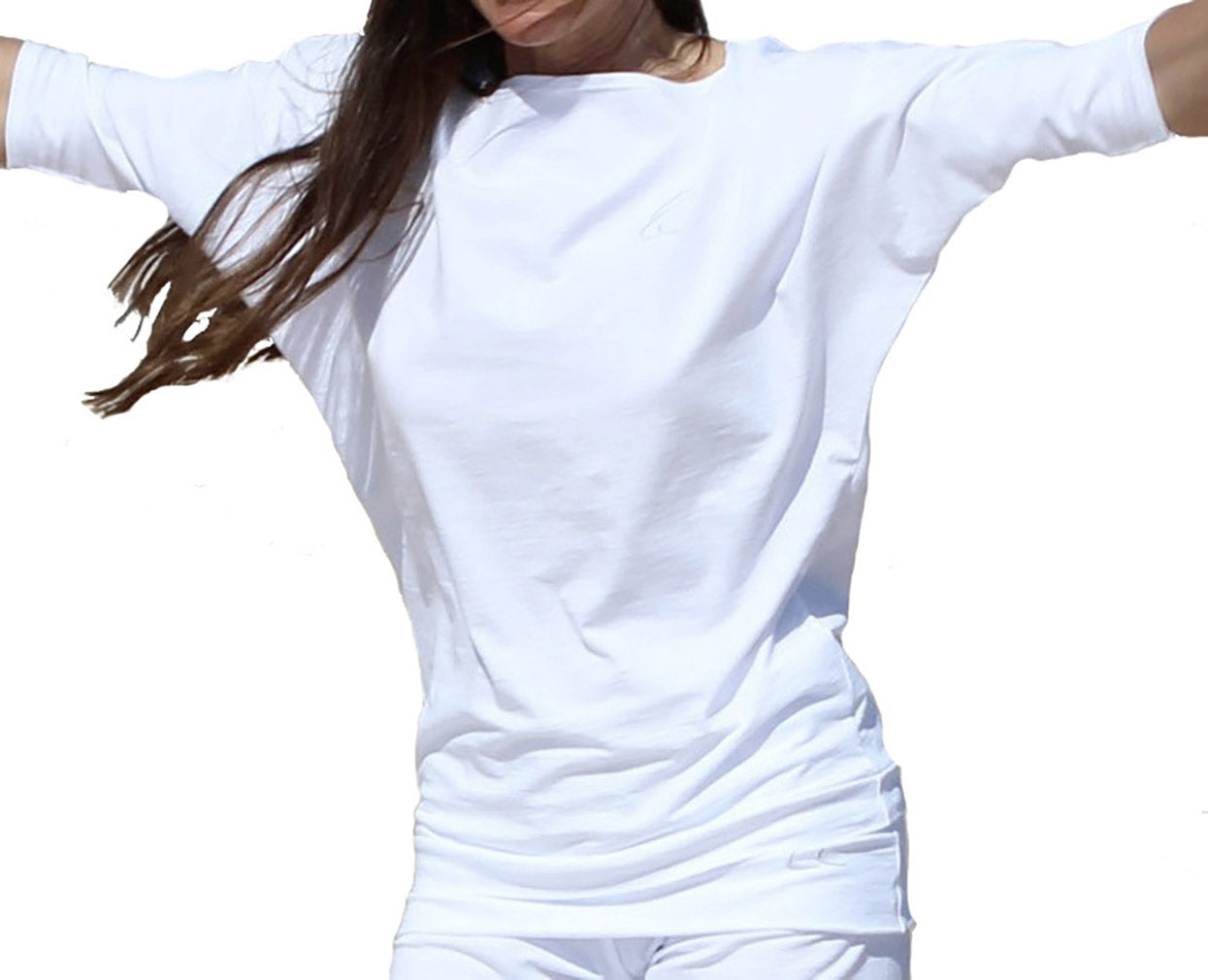 Yoga Halbarmshirt Sadaa mit U-Boot-Ausschnitt